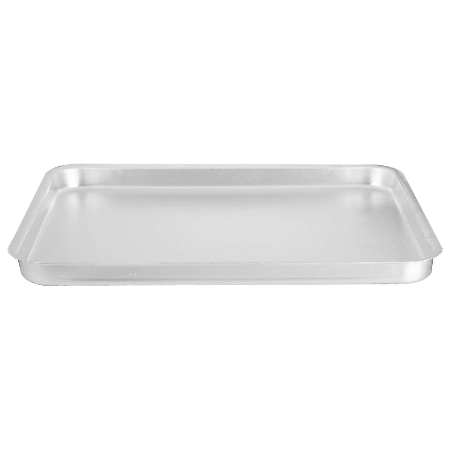 Al Ahram Aluminum Biscuit Tray, 40×50 cm - Silver