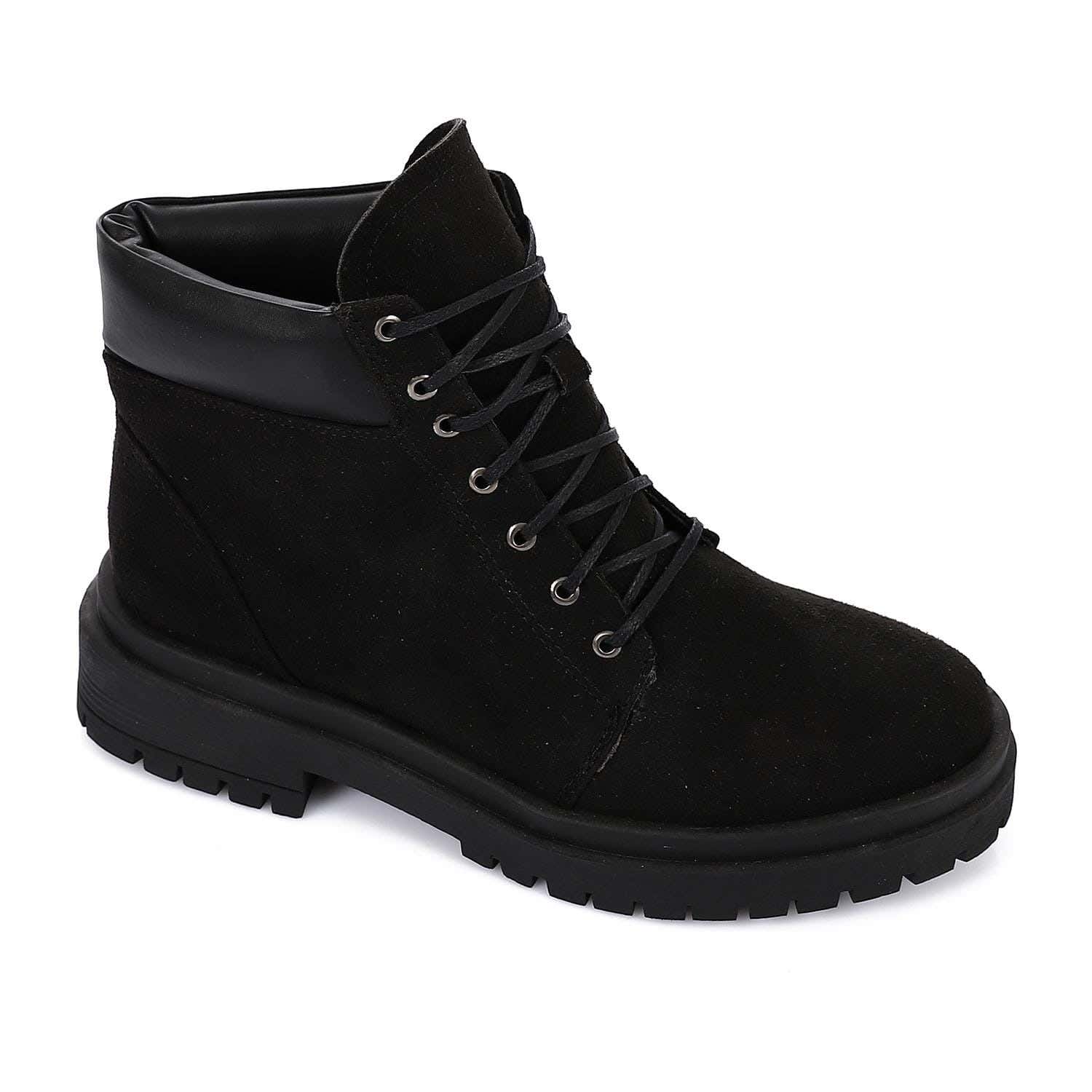 XO Style Leather Ankle Boot For Women