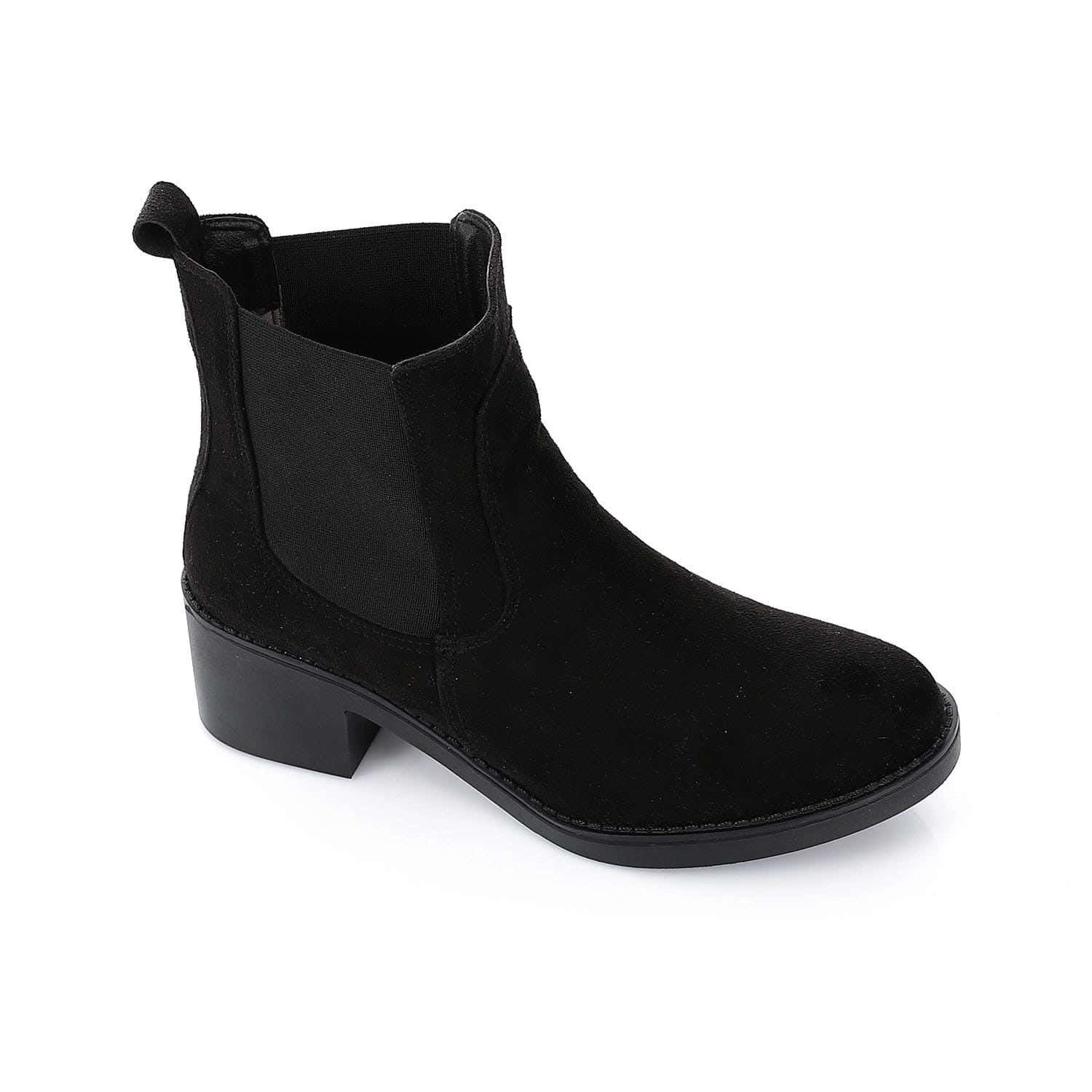 XO Style Leather Ankle Boot For Women