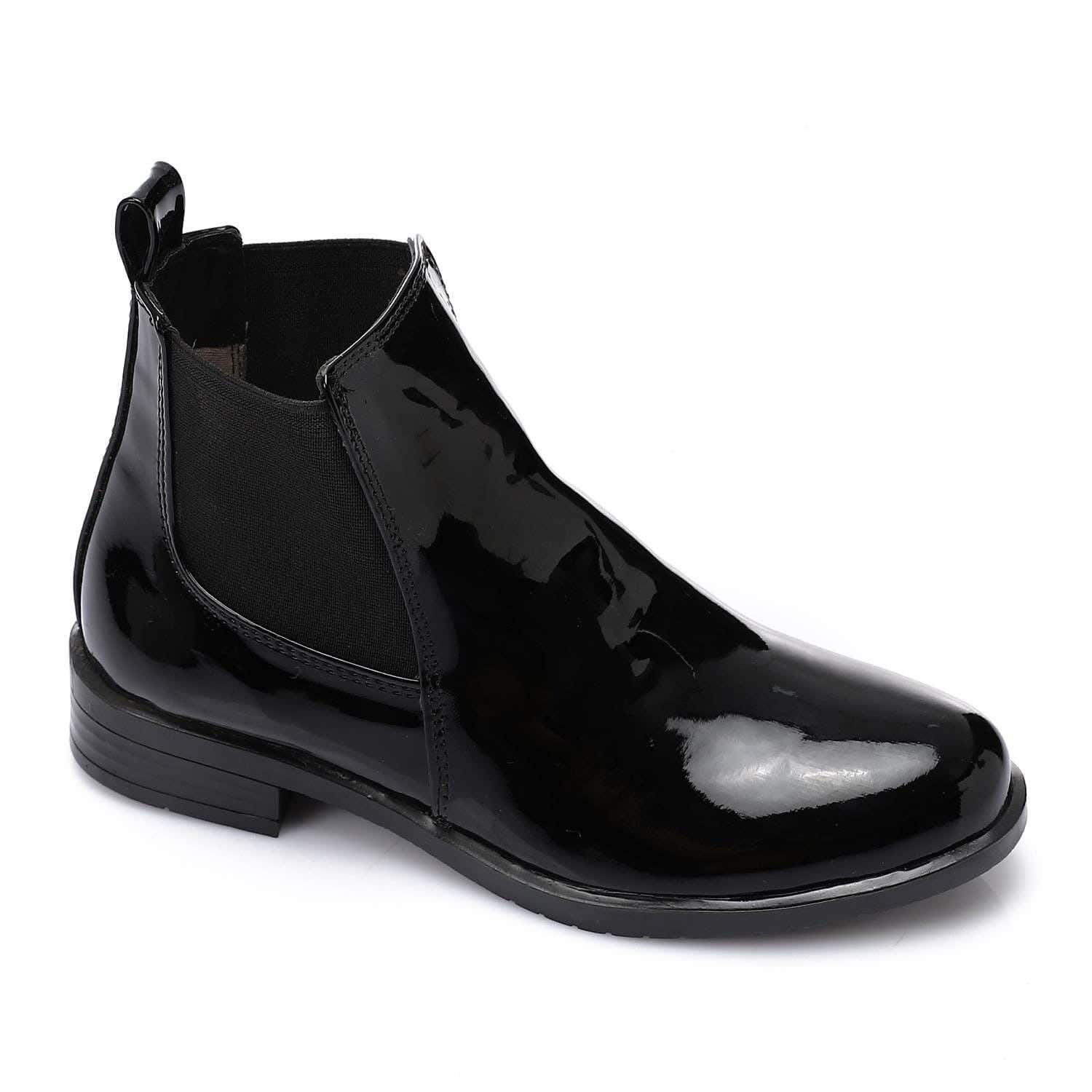 XO Style Leather Ankle Boot For Women