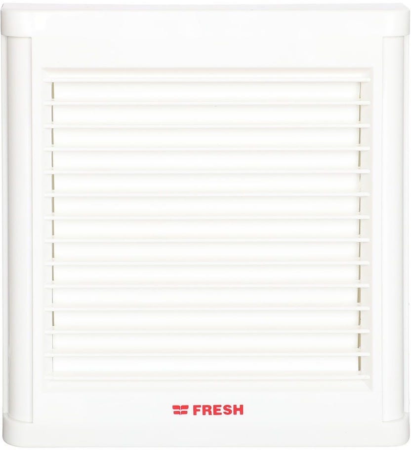 Fresh F8 Ventilating Fan, 8 Inch, One Direction - White