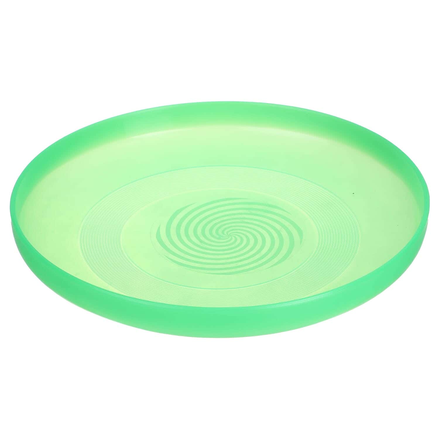 Plastic Round Plate 23 cm - Green