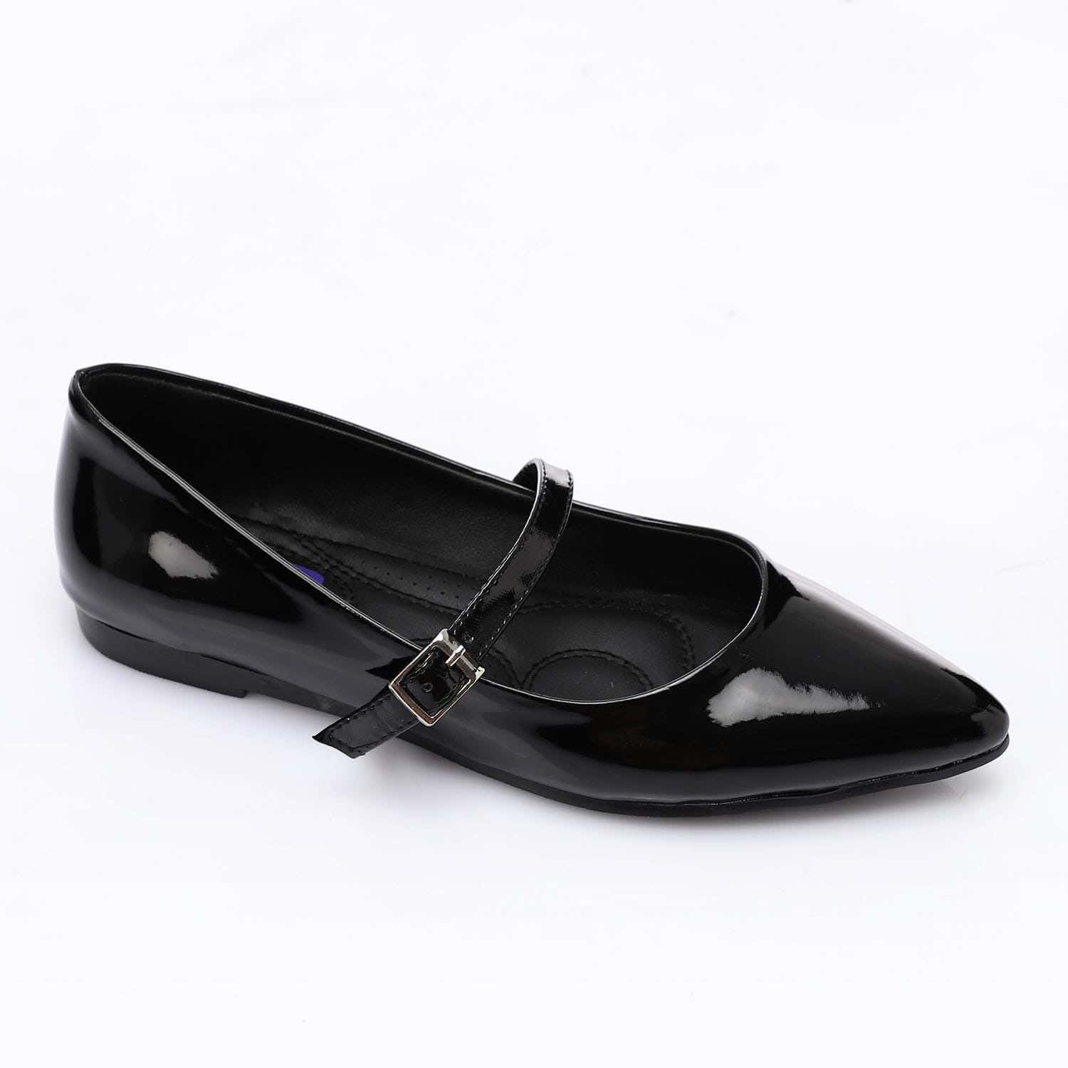 XO Style Leather Flat Shoe For Women