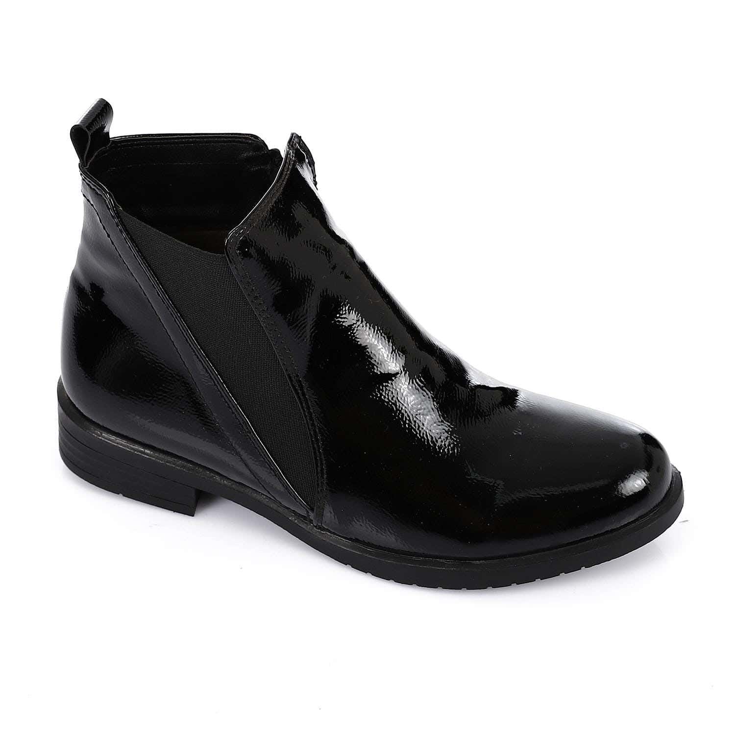 XO Style Leather Ankle Boot For Women