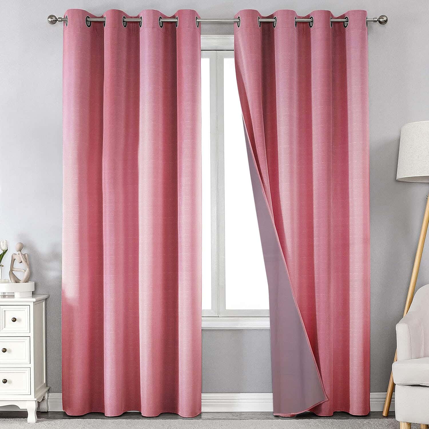 Hariri Velvet Curtain with Rings, 265×135 cm, Approximately 1903 grm ( 1 piece )