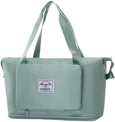 Foldable Waterproof Travel Duffel Bag, Medium - Green