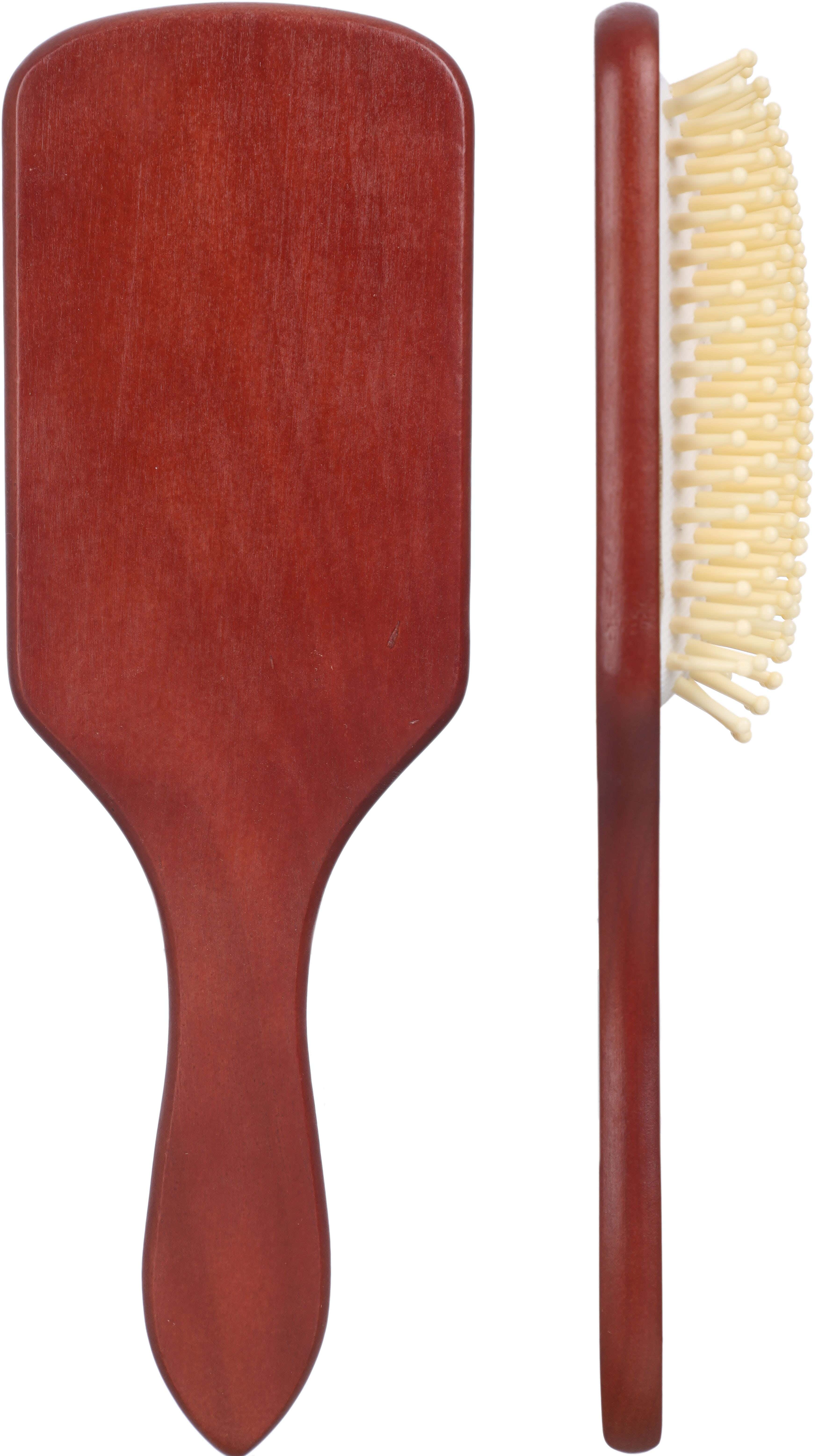 Wooden Hair Brush for Hair Styling, 24.5 cm - Brown