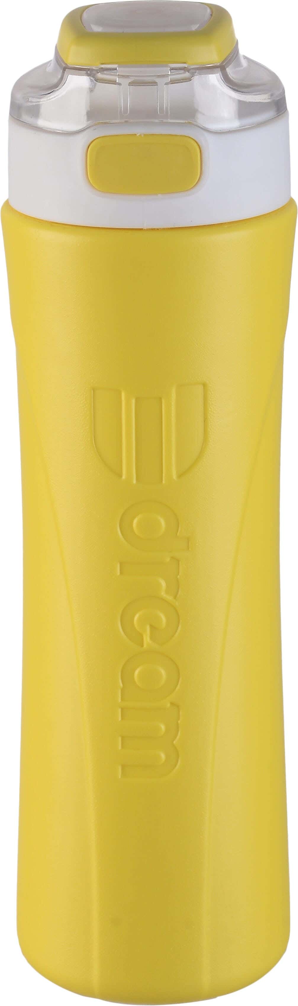 Dream Plastic Sports Water Bottle, 605 ml - Yellow