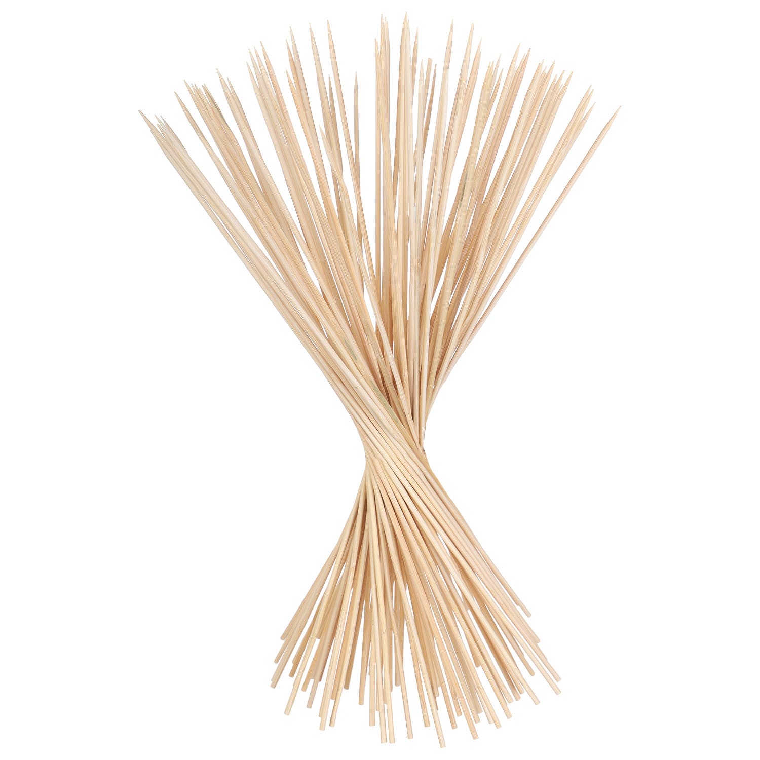 Wooden shish tawook sticks set, 80 pieces, 34 cm - Wooden