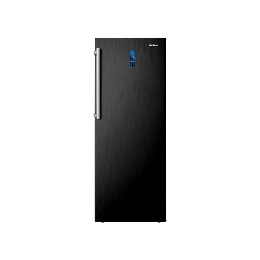 Fresh FNU-MT301 IB Vertical Deep Freezer, Inverter, 7 Drawers- Black