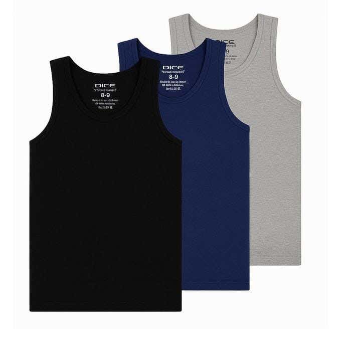 Dice Boys' 3-Piece Suspender T-Shirt Set