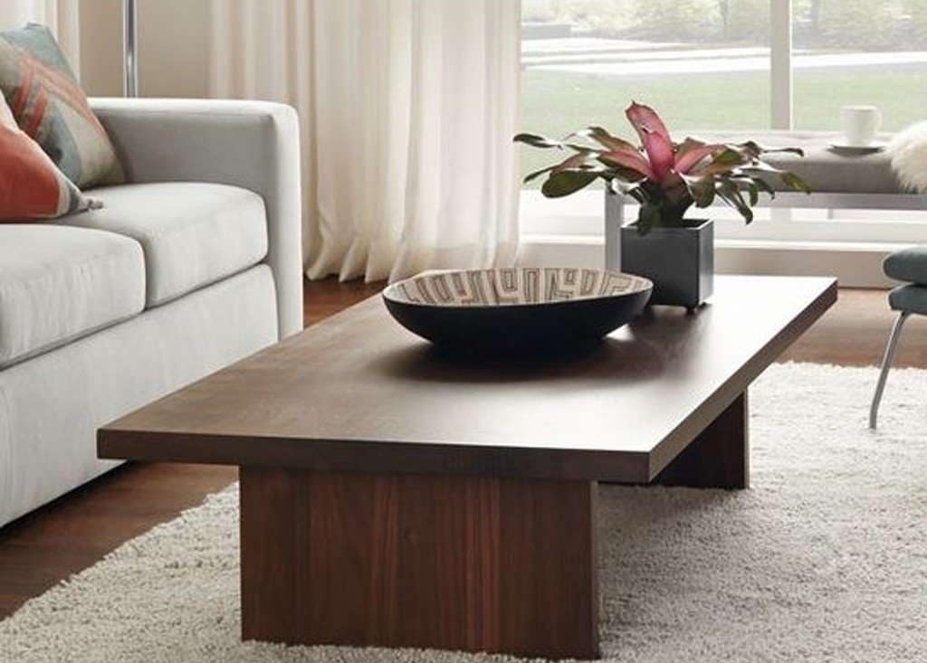 Center Table, MDF Wood, 120×40×60 - Brown