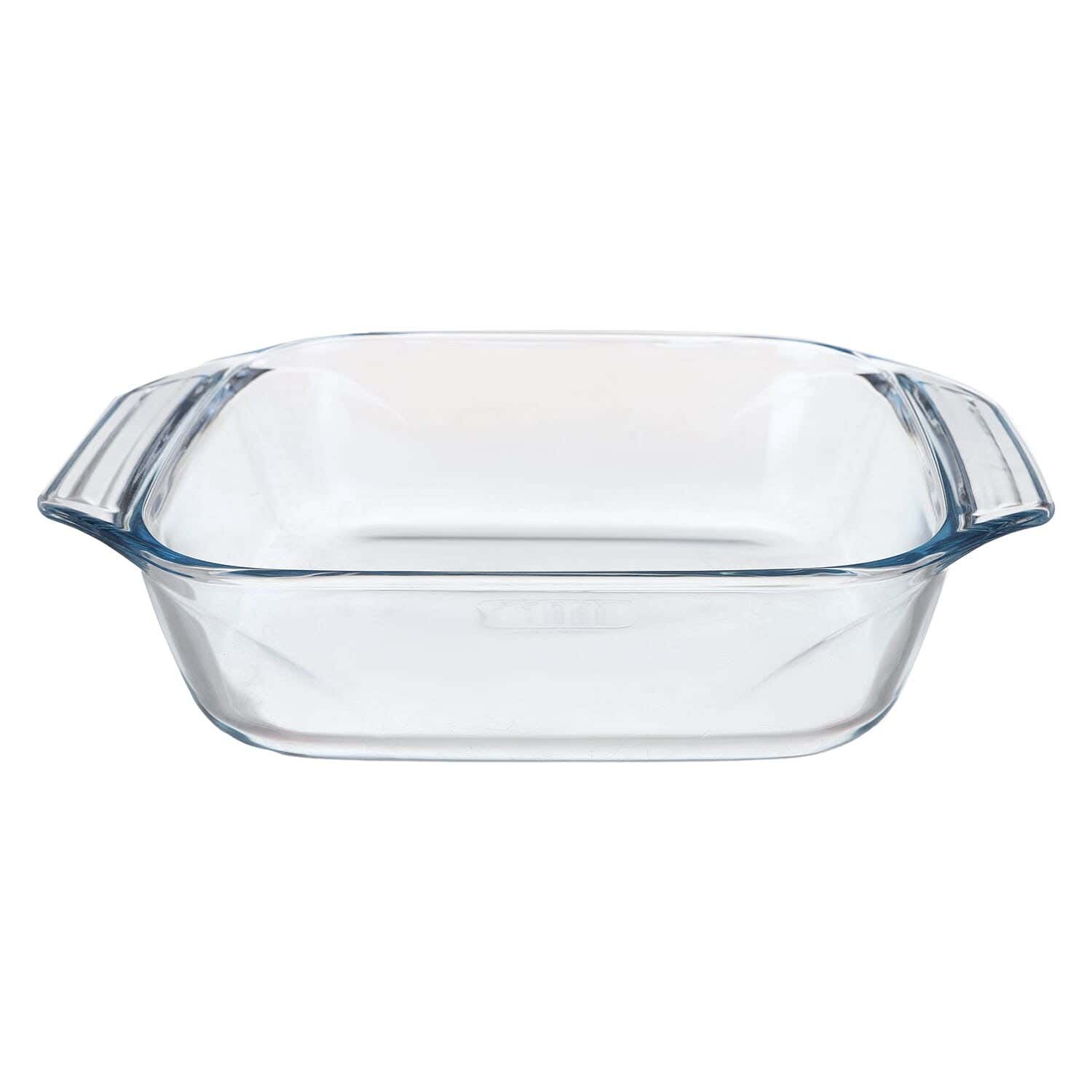 Pyrex Thermal Glass Square Oven Dish, 23 Cm - Clear