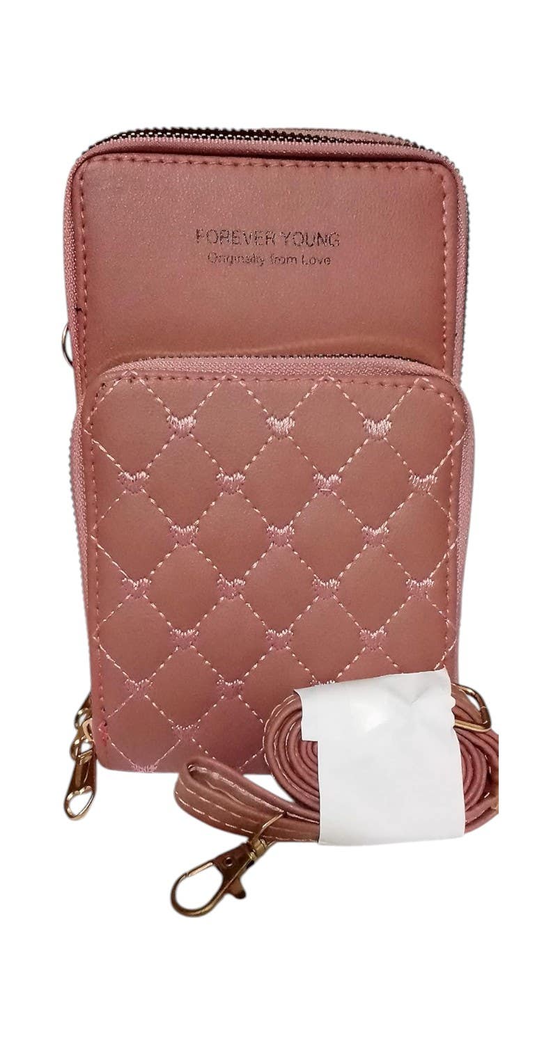 forever Young Leather Shoulder Bag - Pink