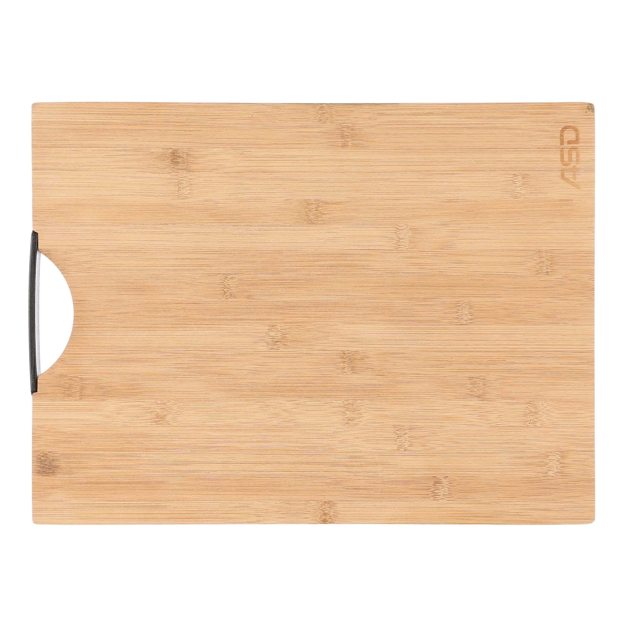 Flock Board With Metal Handle, Rectangular, 40 X 30 X 1.2 Cm, Bamboo Wood