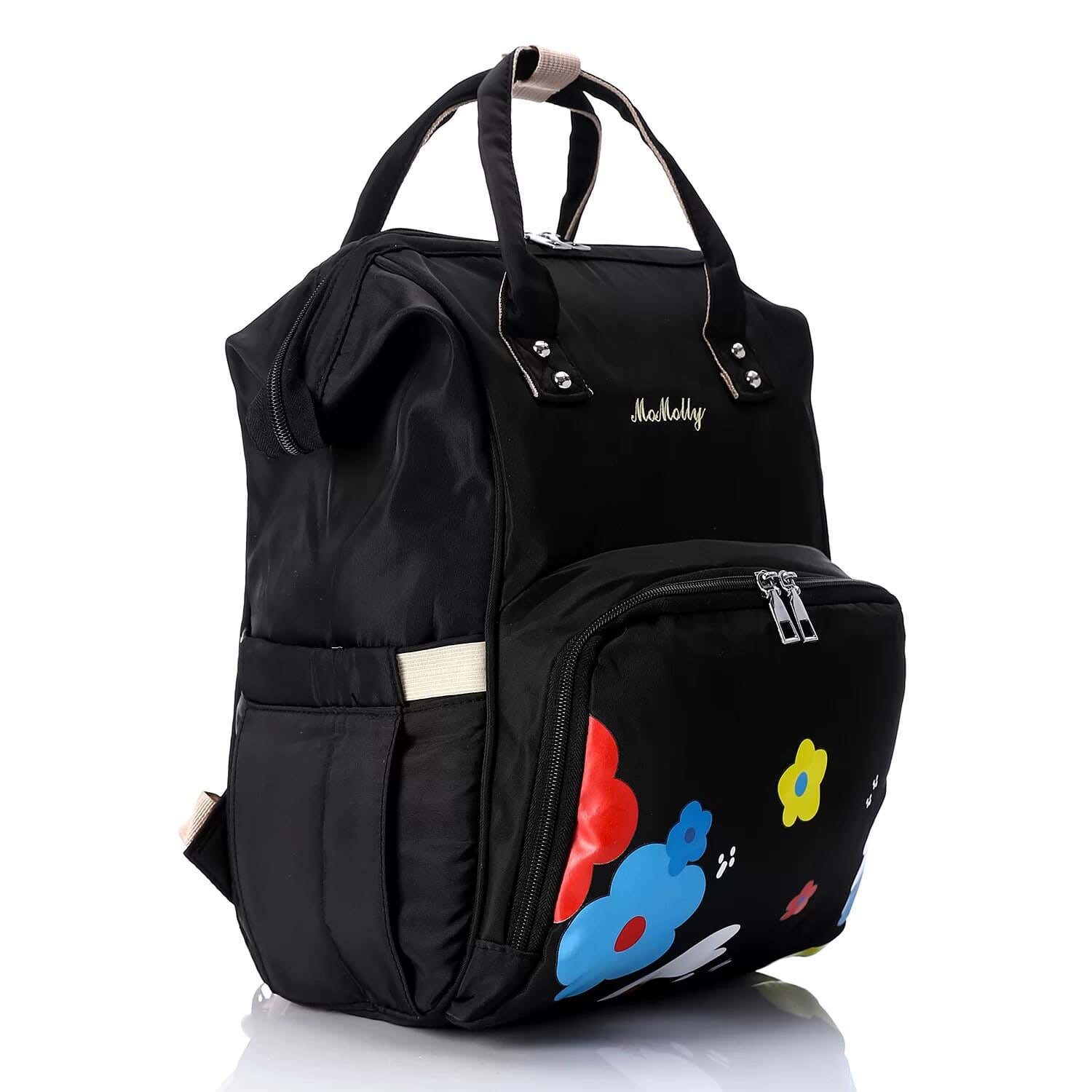 Crossland Waterproof Baby Diaper Backpack, 18 Inch - Black
