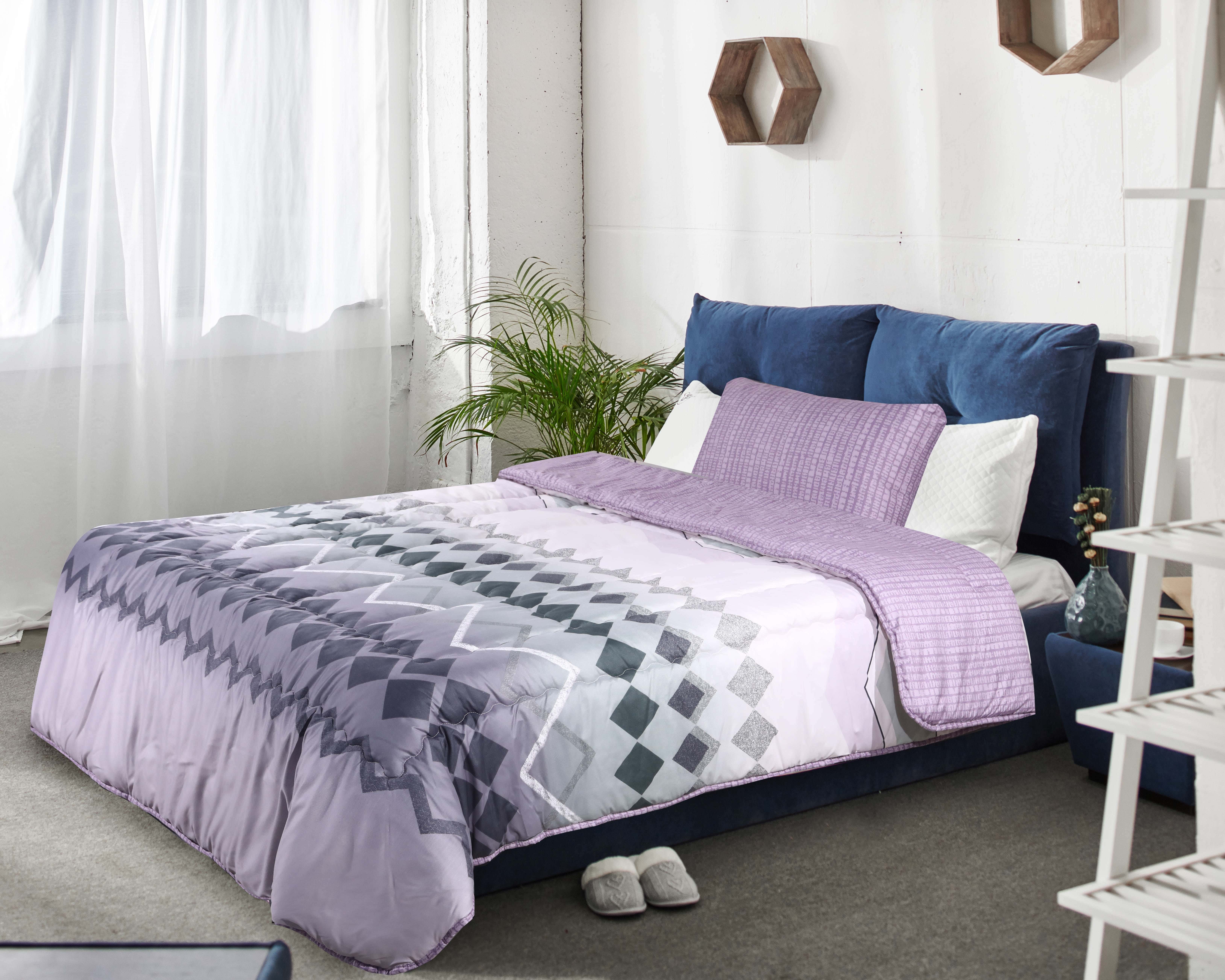 Forbed Microfiber Quilt Set, 240×170 cm, 2 Pieces - Multicolor