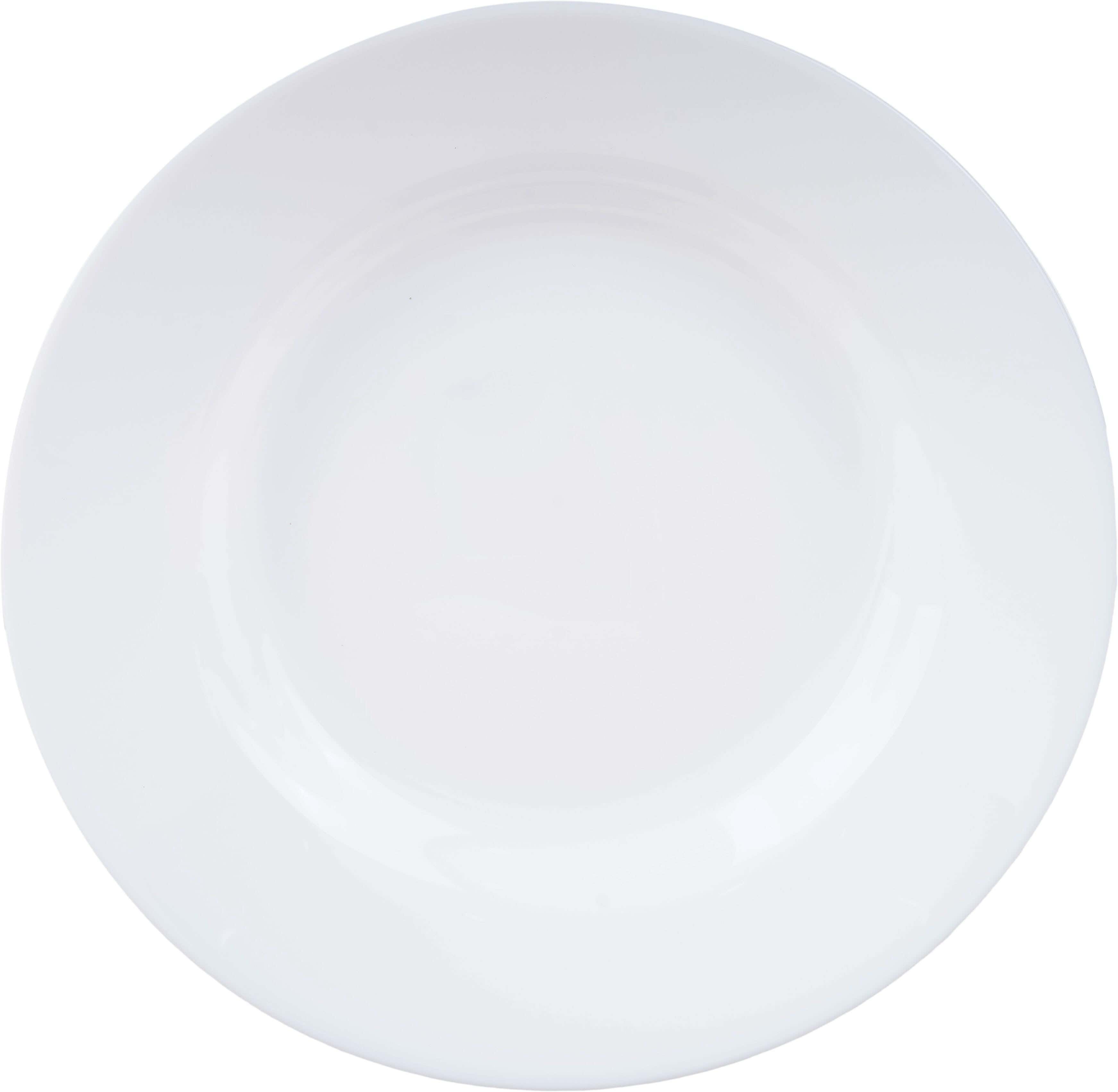 Luminarc Arcopal Deep Round Plate, 22 cm - White