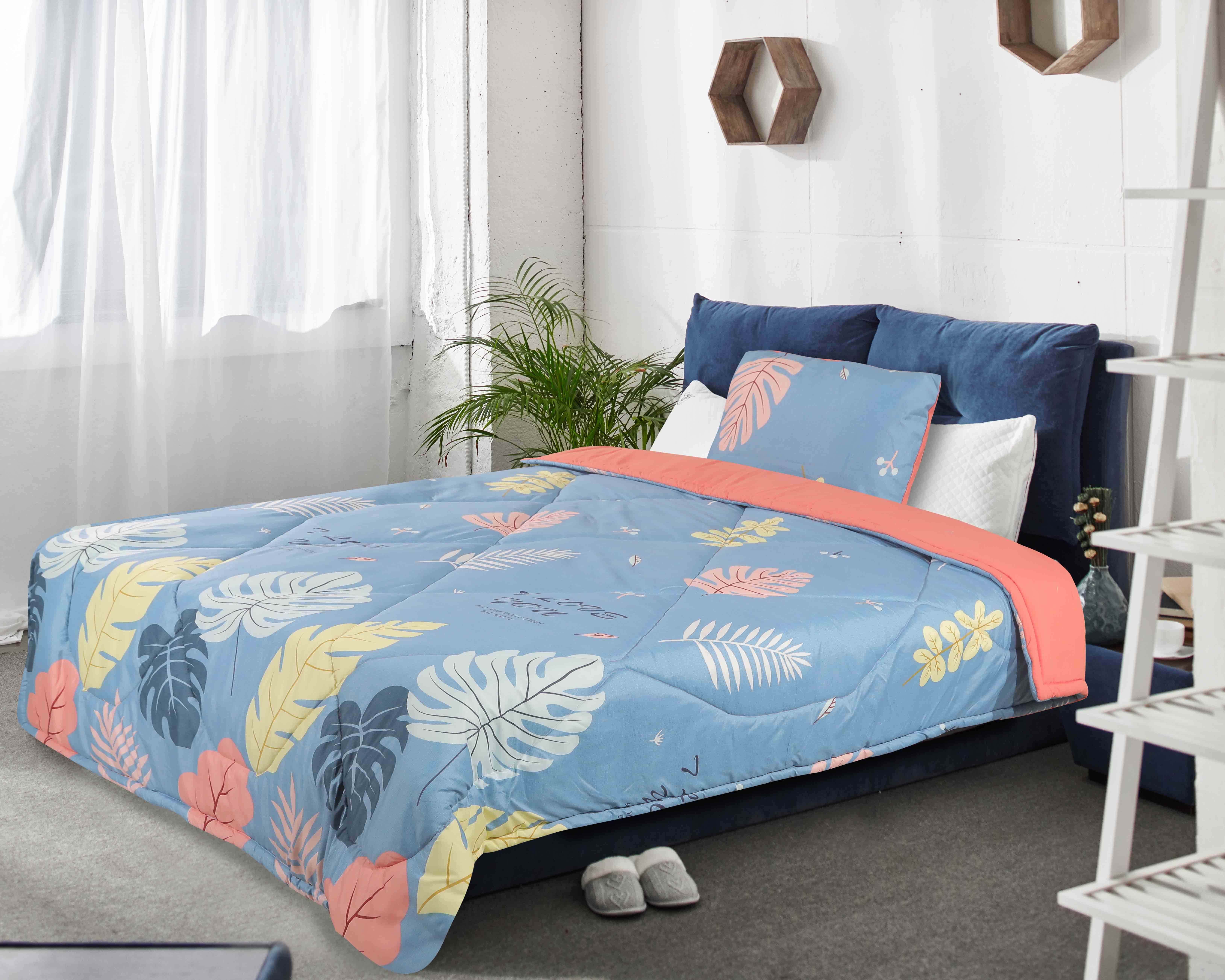 Ronza Home Microfiber Quilt Set, 4 Pieces - Multicolor