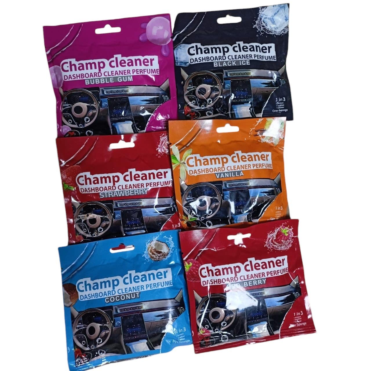 All Flavour Champ Dashboard Cleaner - Multicolor