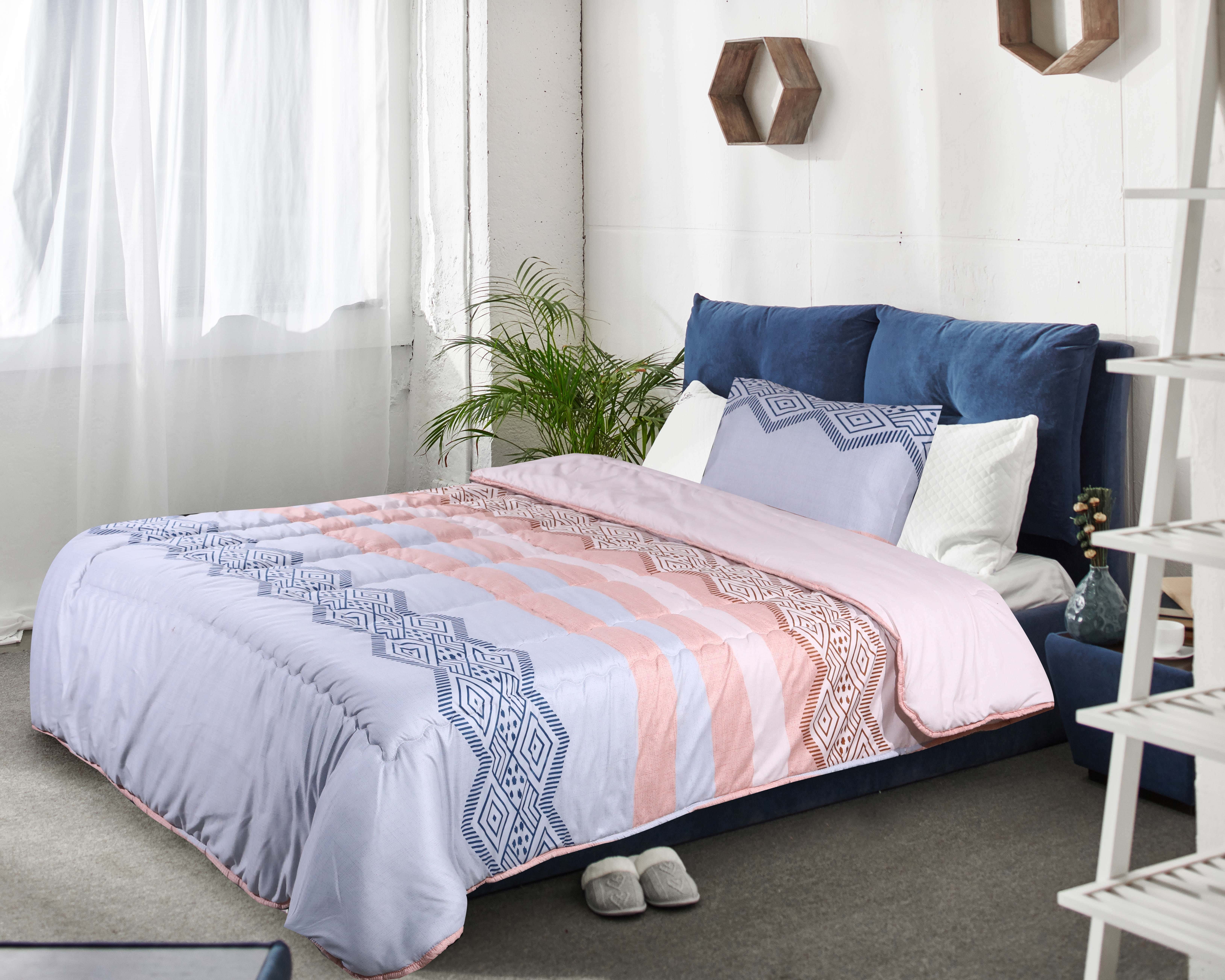 Forbed Microfiber Quilt Set, 240×170 cm, 2 Pieces - Multicolor