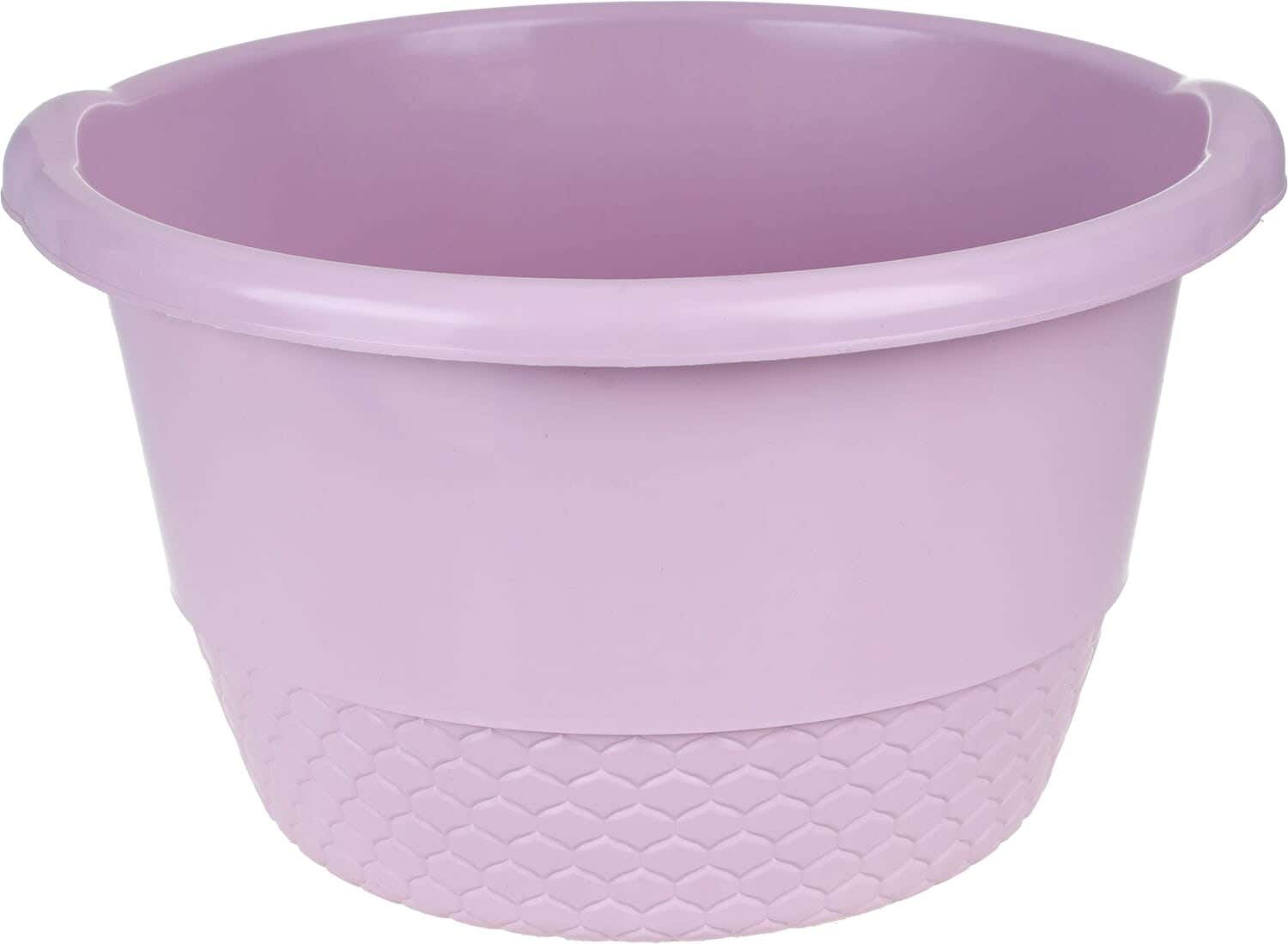 El Helal & Star Plastic Washing Dish, 35 cm - Light Mauve
