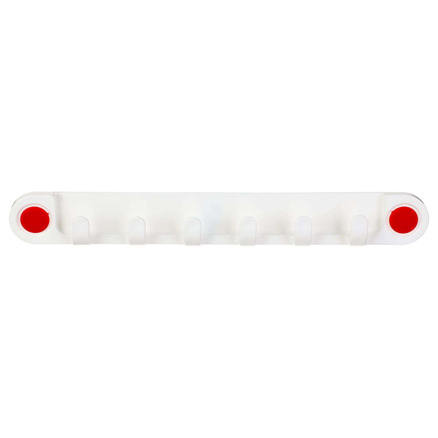 Winner Plast Plastic Hanger, 6 Hooks, 38 cm - White