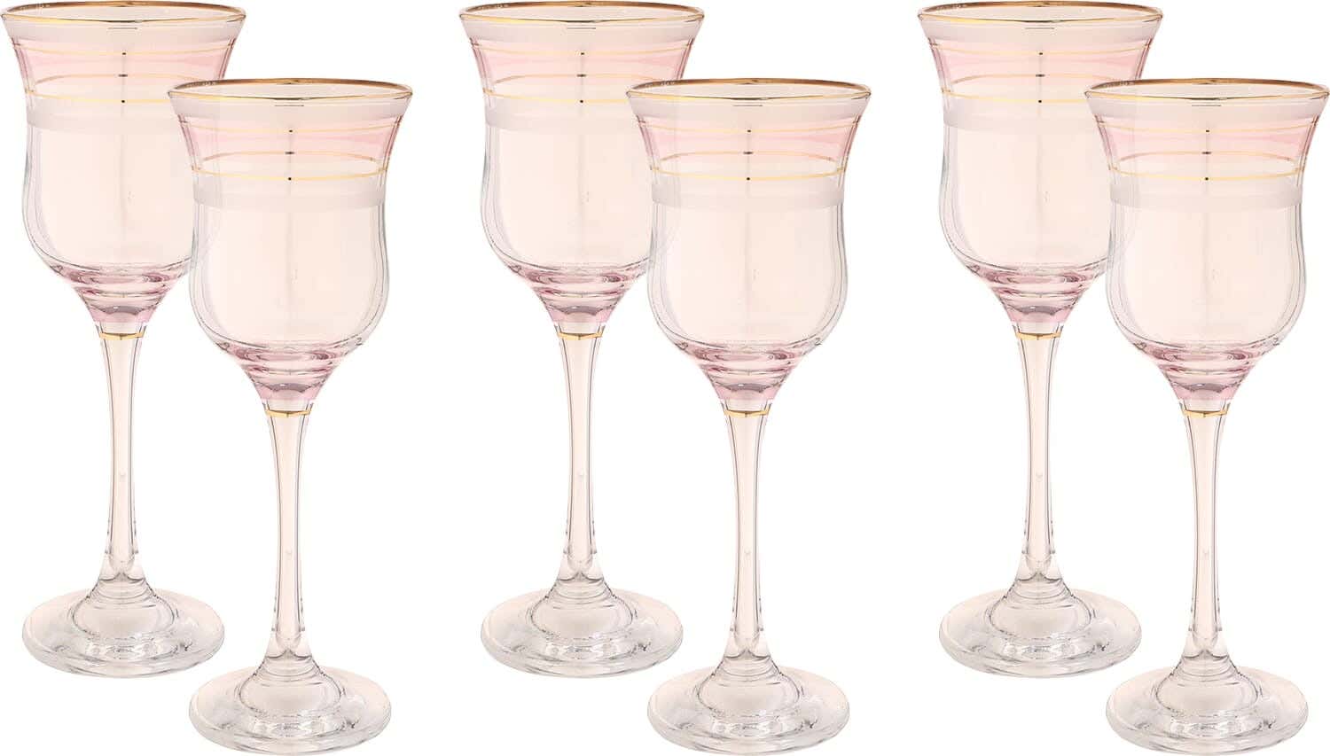 Glasses Set, 6 Pieces - Multicolor