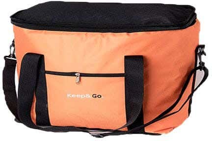 Thermal Fabric Food Keeper Bag, 30×26×48 cm - Orange