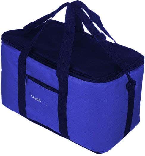 Thermal Fabric Food Keeper Bag, 33×27×40 cm - Blue