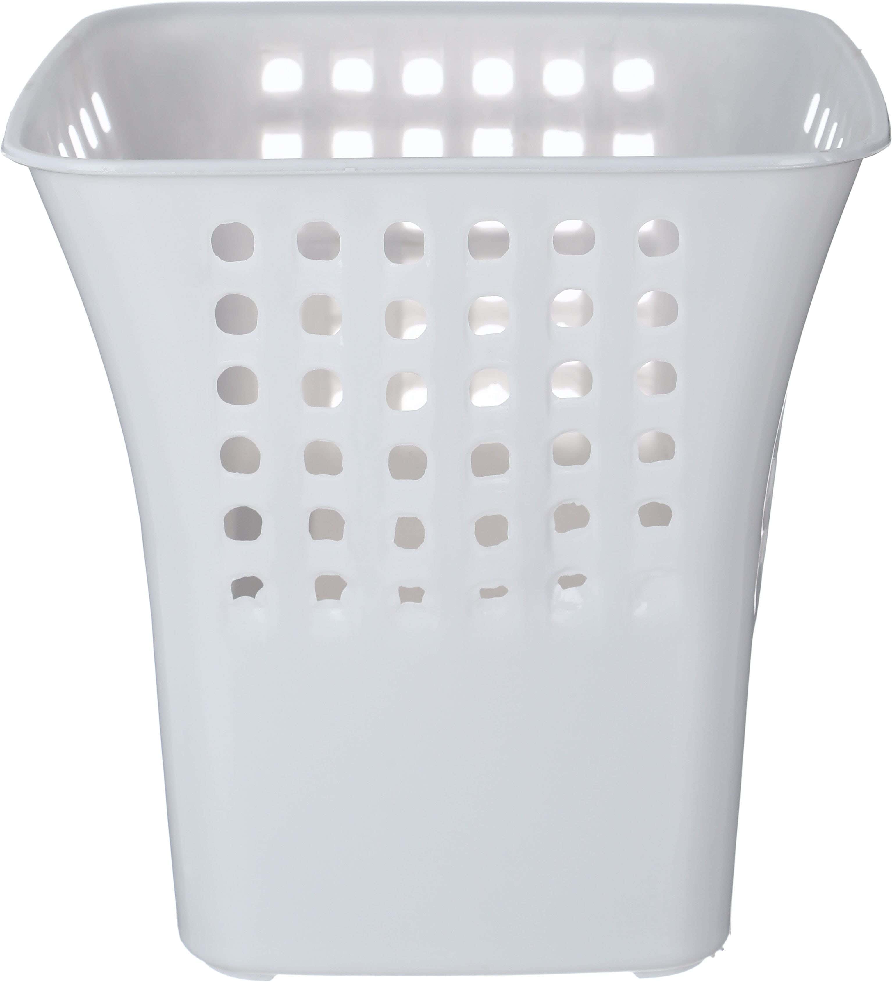 Winner Plast Square Plastic Trash Bin, 23×25 cm - Grey