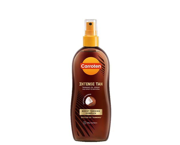Carroten Intense Tan Hydrating Tanning Oil Spray Coconut Scent - 200 ml