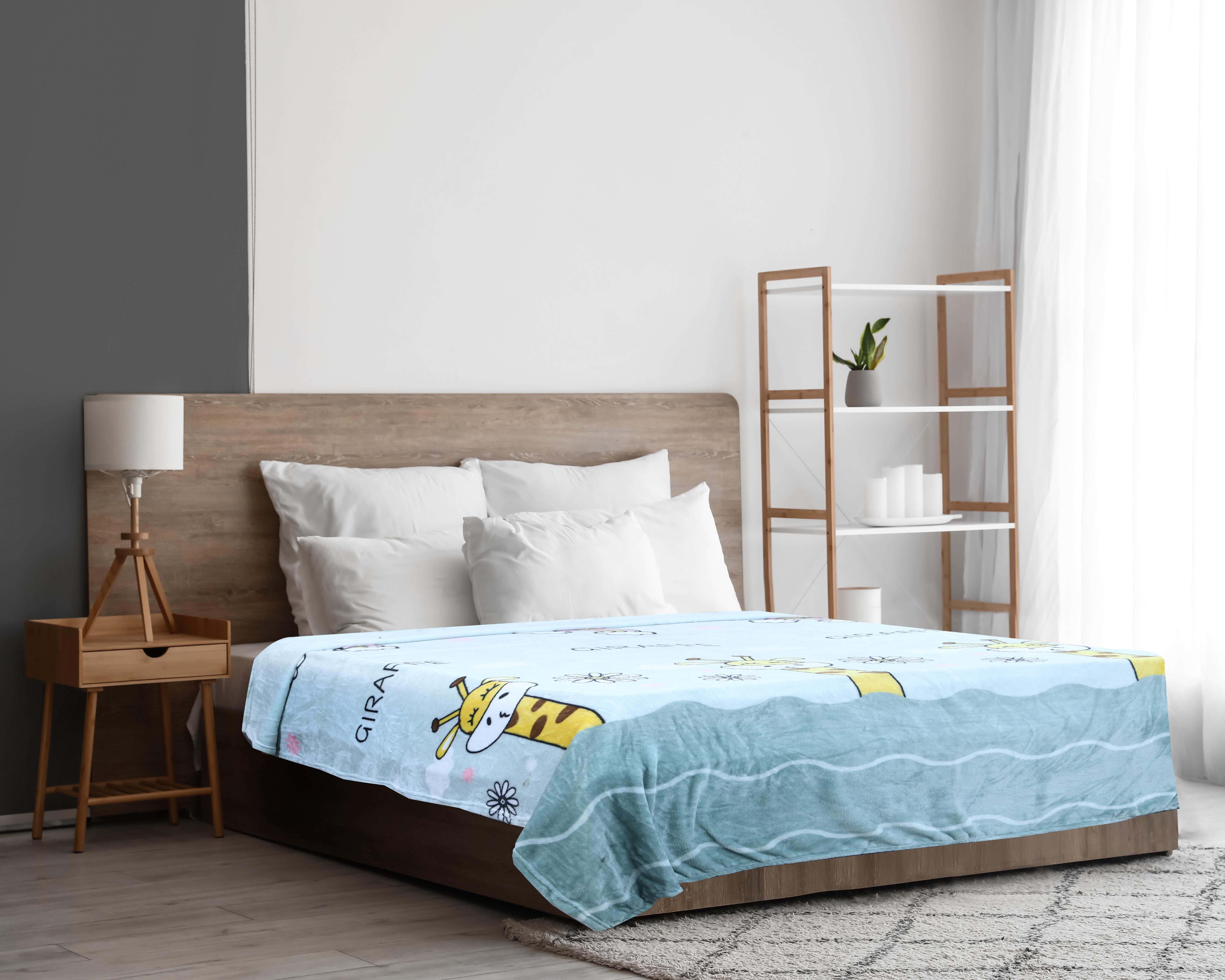 Velvet Bed Heater, 220X240cm, 1200 Gm - Olive