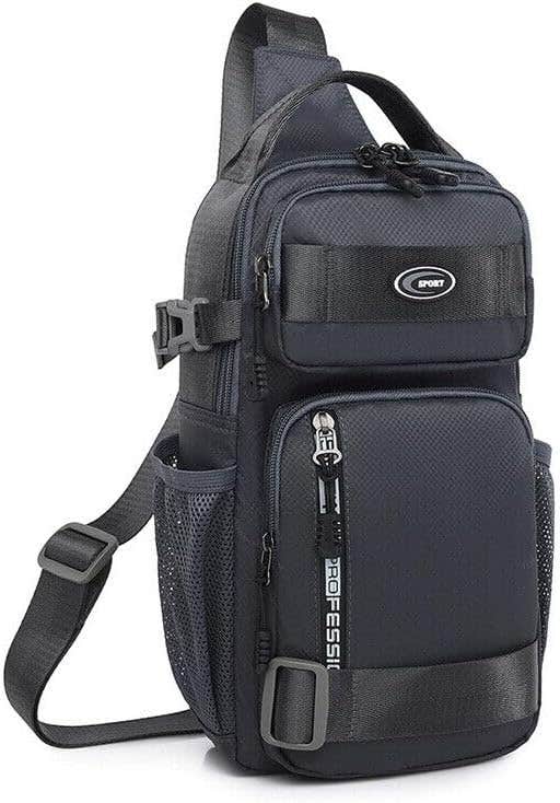 Handcuffs Durable Sling Bag - Black