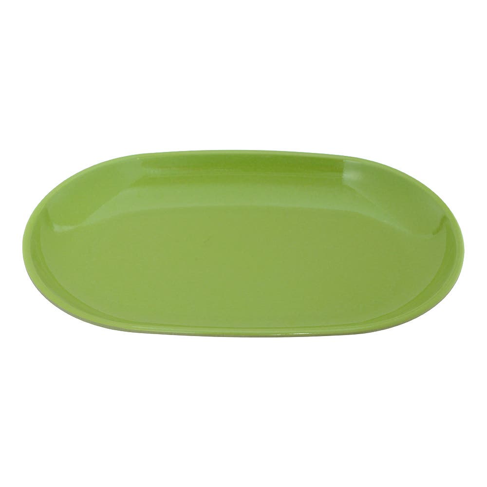 Melamine Plate, Medium - Green