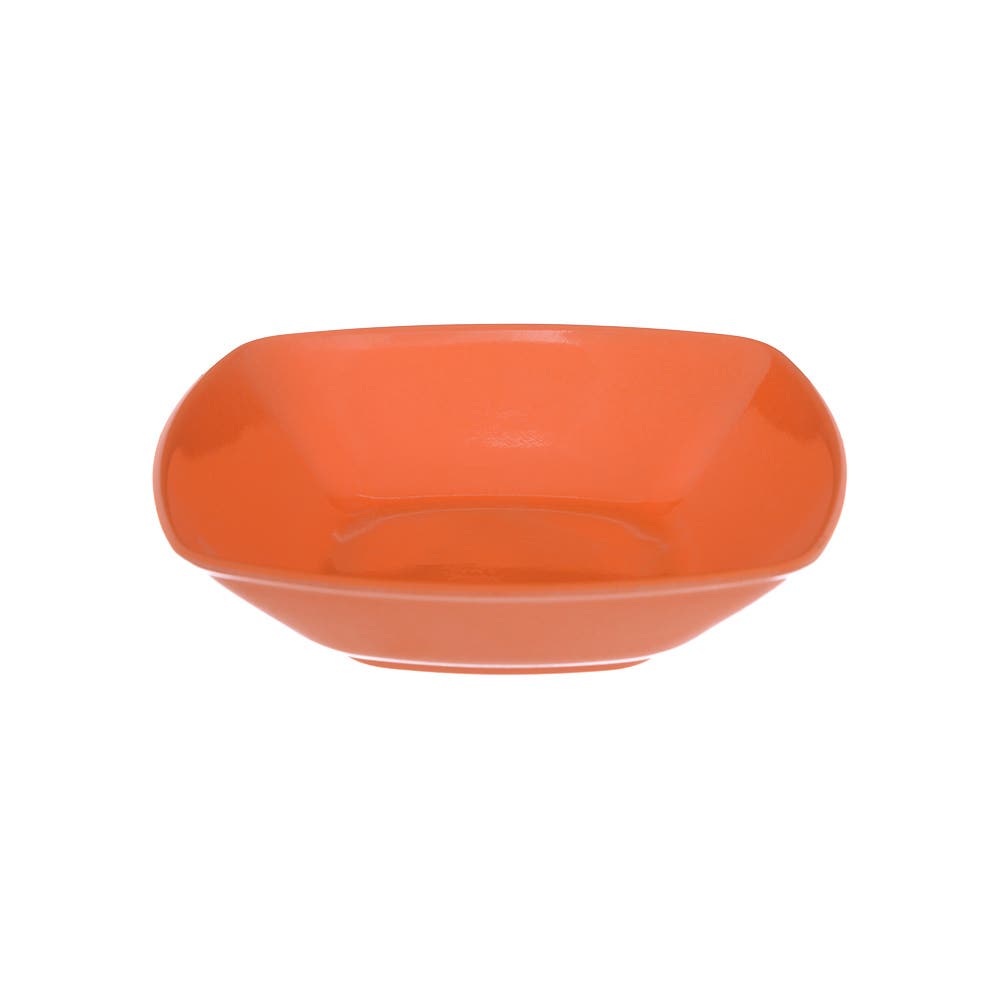 Zahra Elmohandes Melamine Deep Plate, 20 cm - Orange