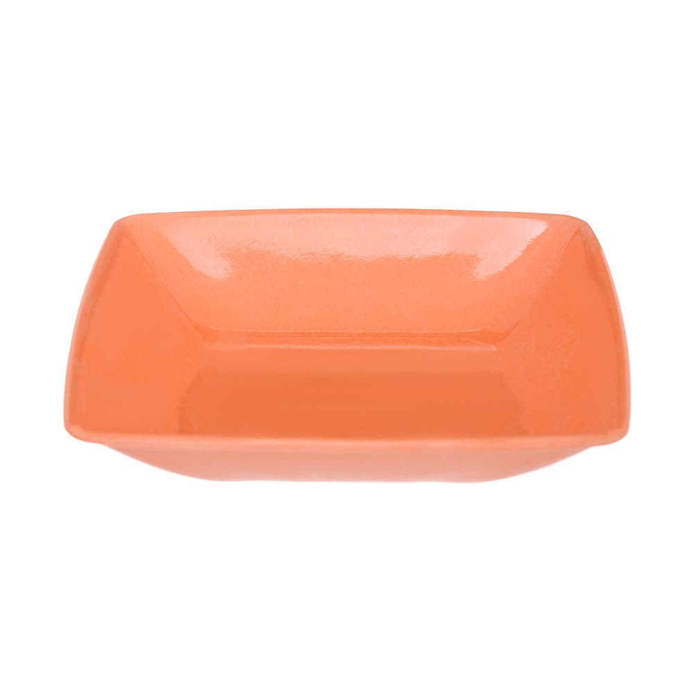 Zahra Elmohandes Melamine Plate, 17 cm - Orange