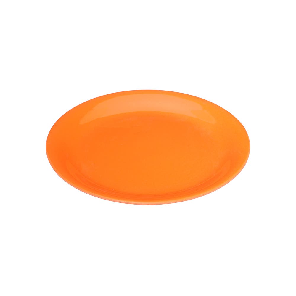 Zahra Elmohandes Melamine Flat Plate - Orange