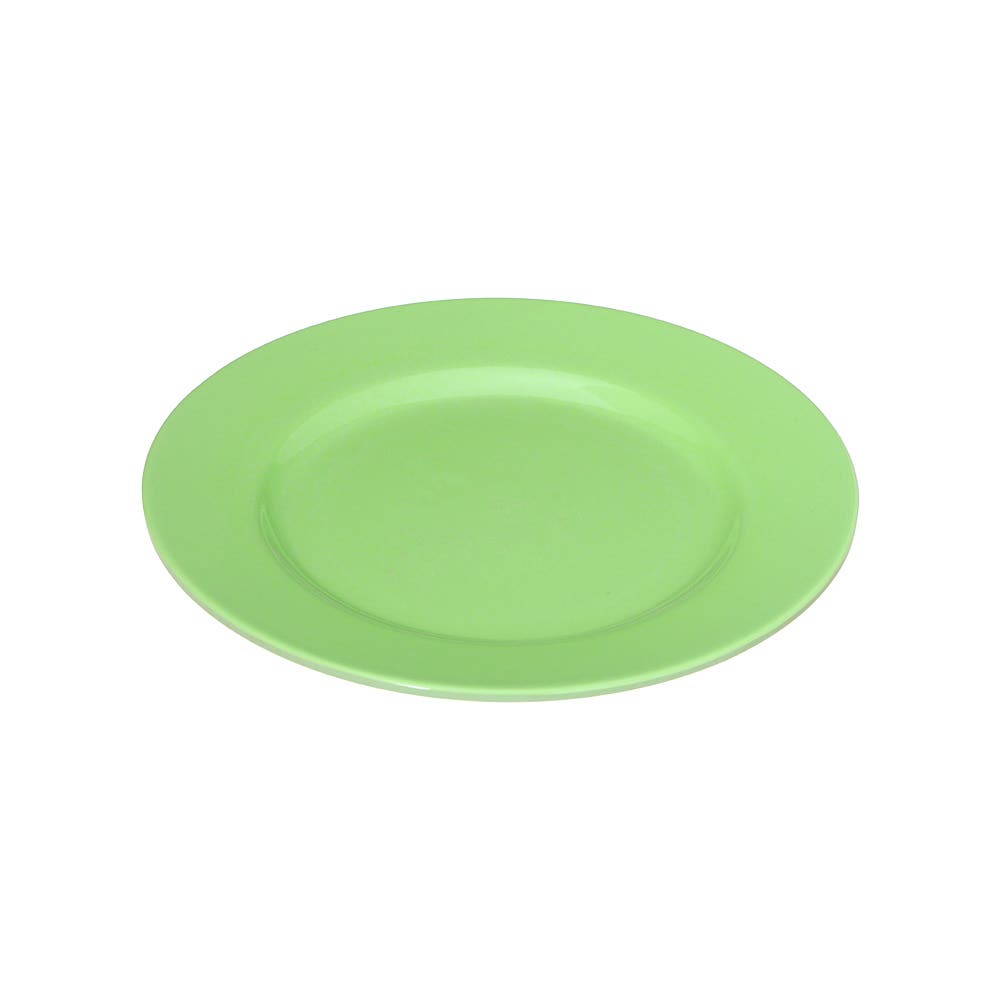 Zahra Elmohandes Melamine Flat Plate - Green