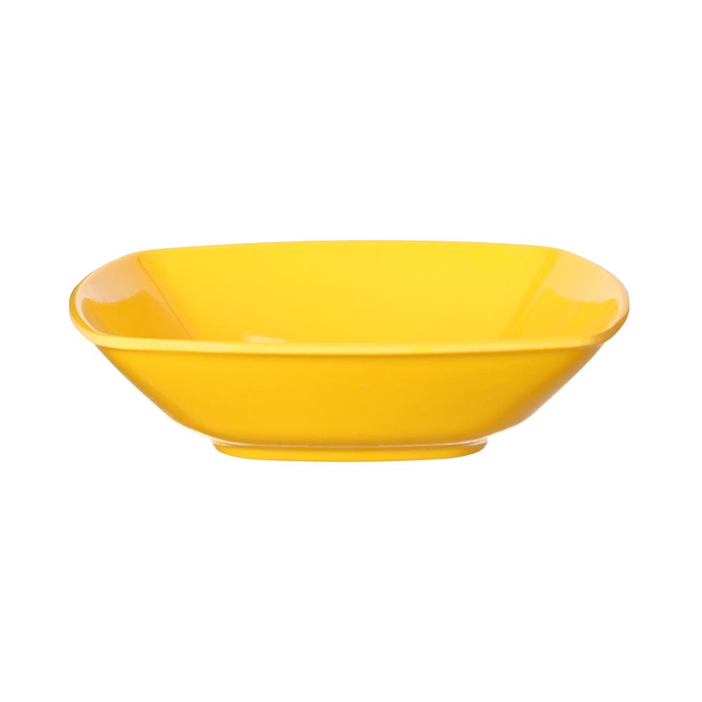 Zahra Elmohandes Melamine Deep Plate, 20 cm - Yellow