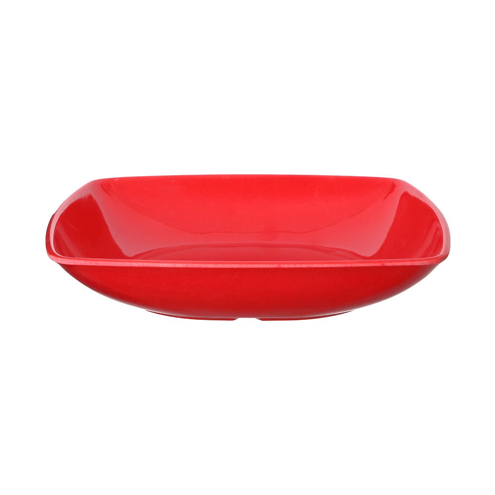 Zahra Elmohandes Deep Plate, 21 cm - Red