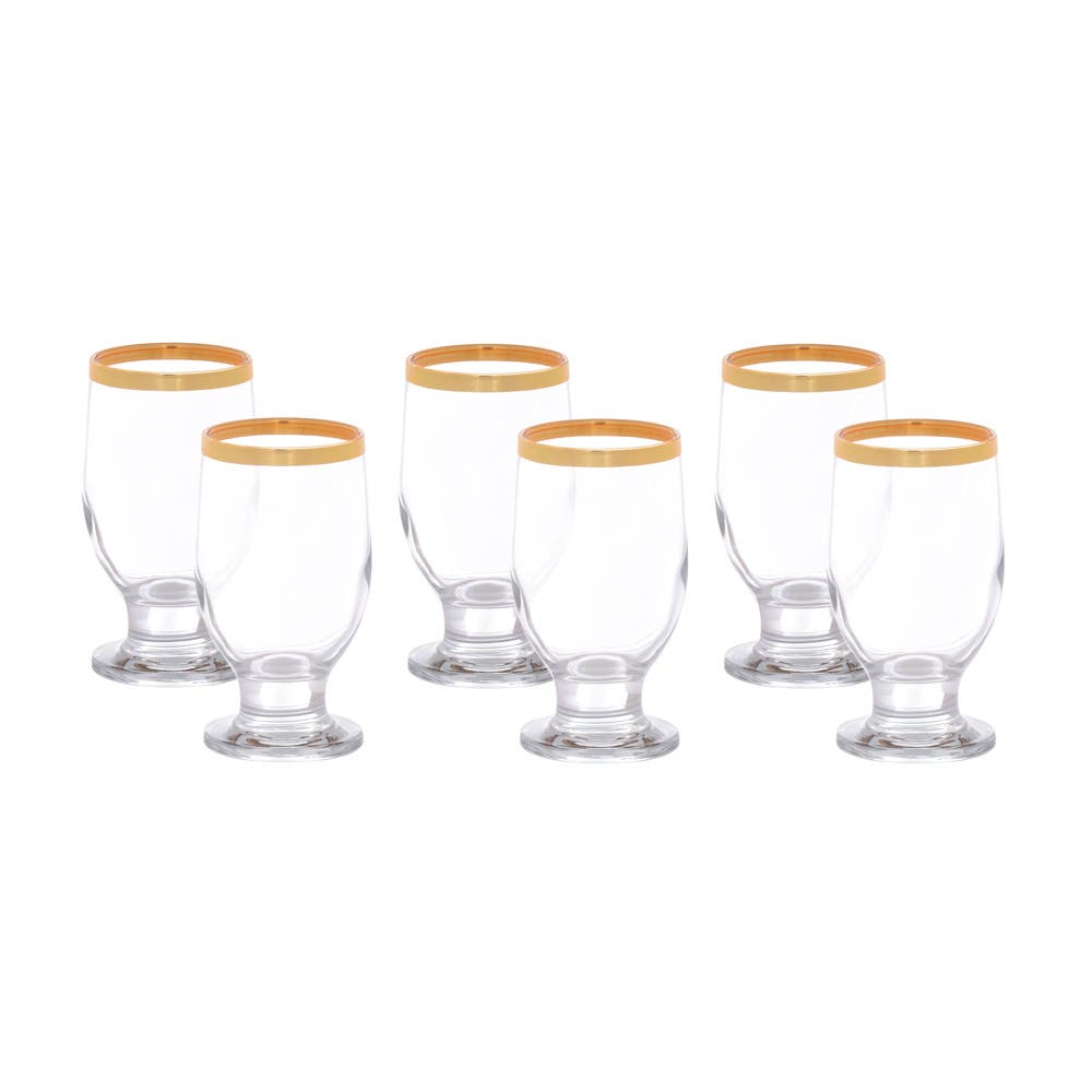 Lav Glasses Set, 6 Pieces - Clear