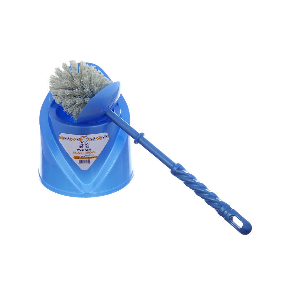 Rienamora Toilet Cleaning Brush With Base - Blue