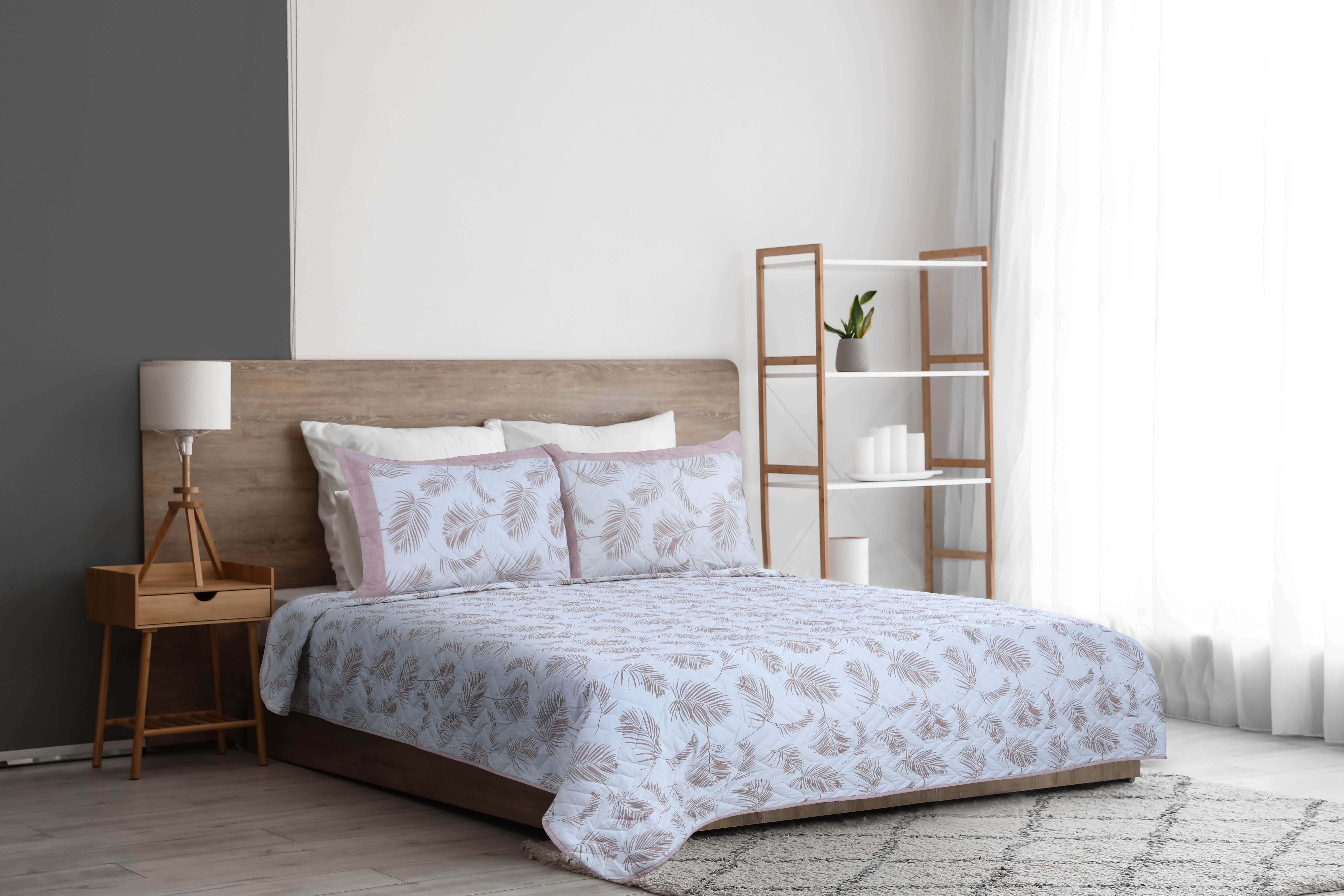 Keeva Cotton Comforter Set, 3 Pieces, 240x260 cm, Approximately 3100 g - White Cashmere