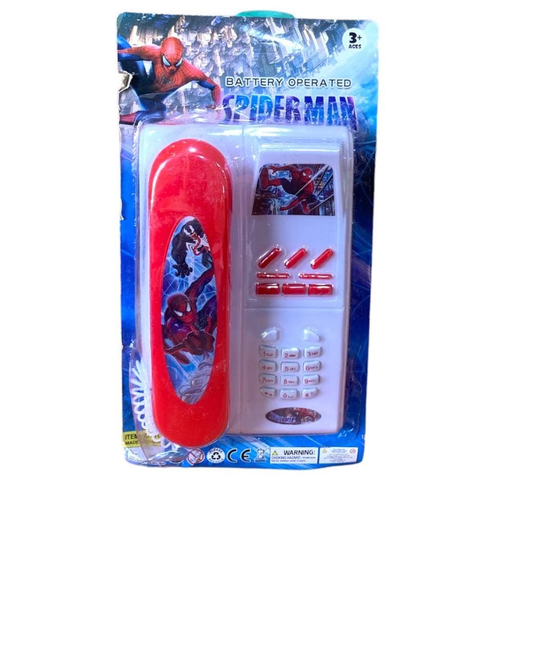 Alsafwa T-277-1 Interactive Telephone Toy for Unisex Children - Red White