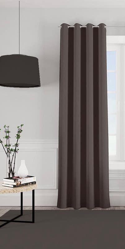 Sabia curtain, piece, 145x270 cm - brown