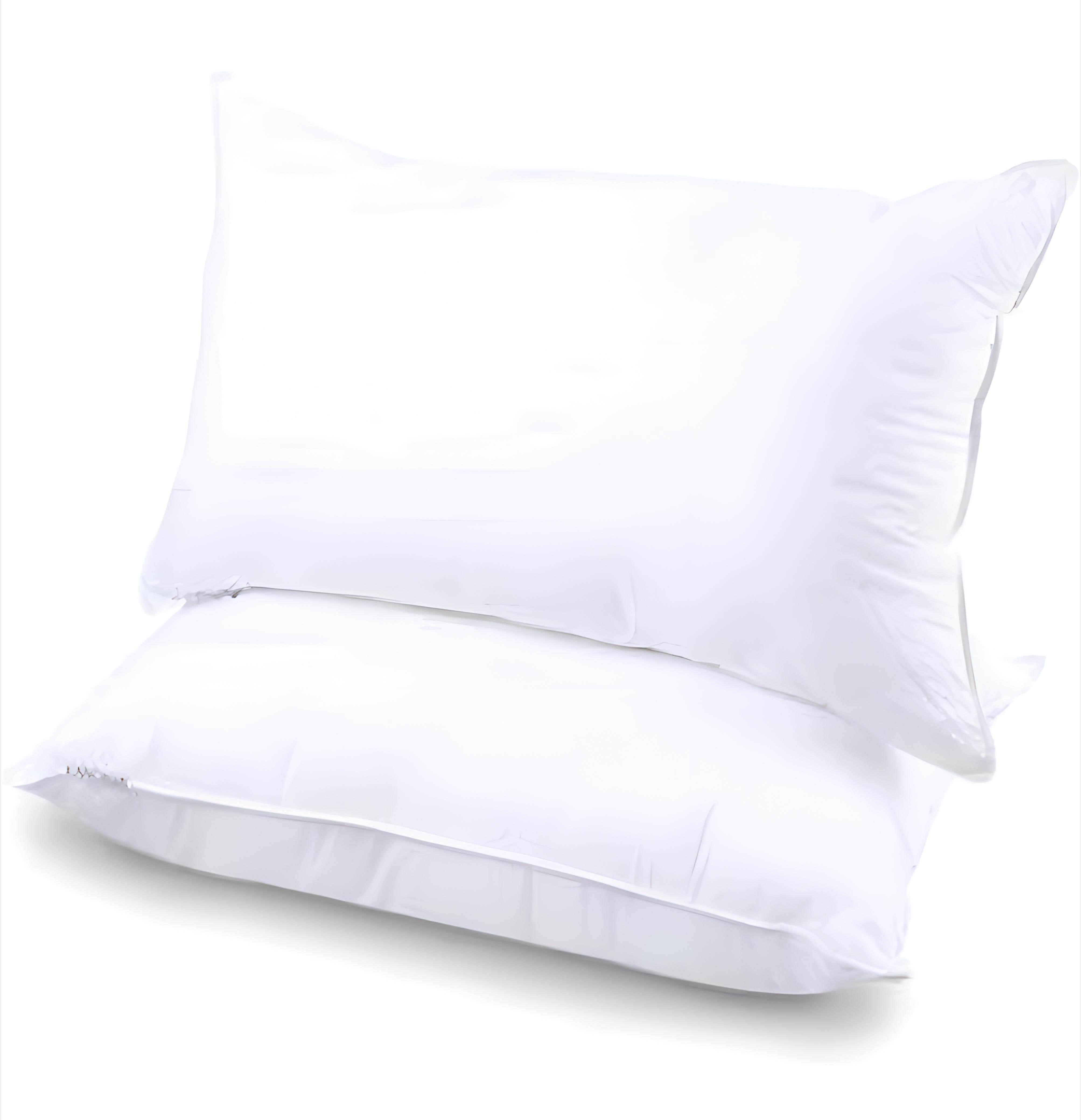 Fiber Pillowcase, 2 pieces, 900 grams, 70 x 50 cm - White