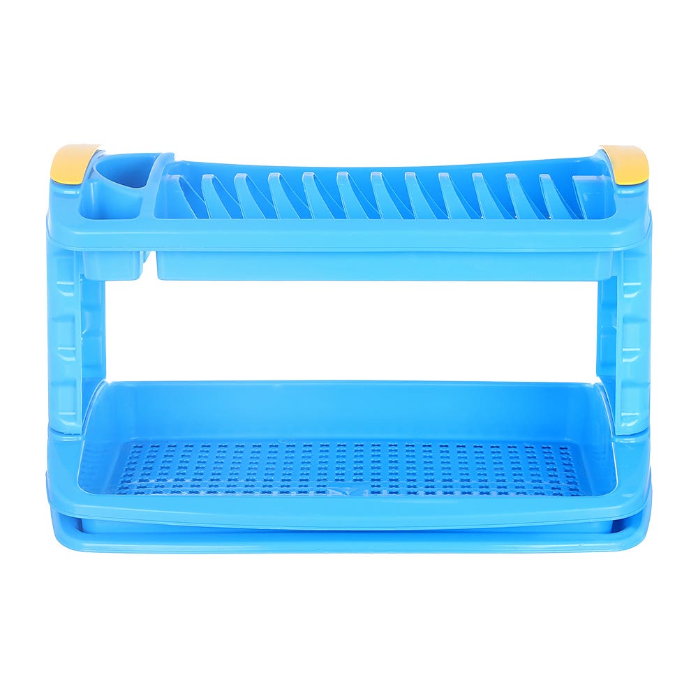El Helal & Star Dishes Rack, 2 Tier - Blue