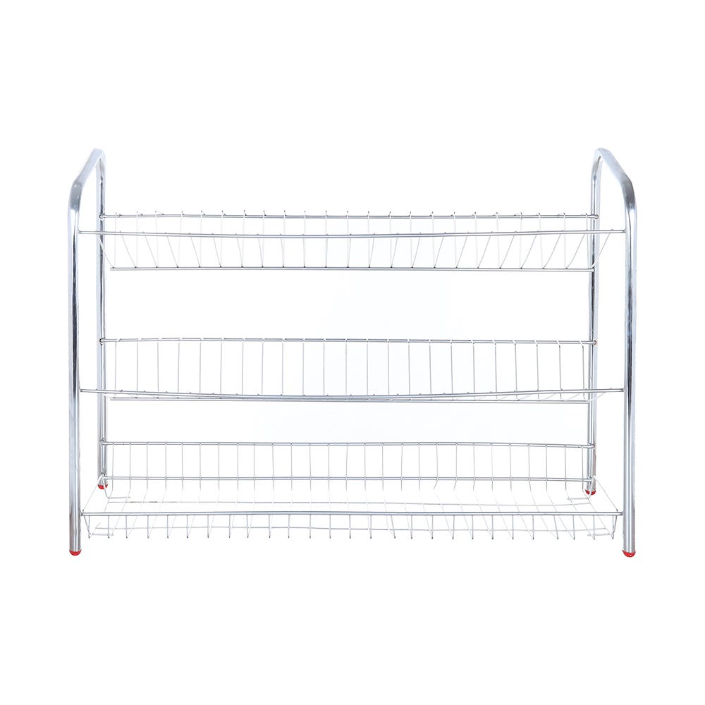 El Nozha Dishes Racks, 3 Tier, 70 Cm - Silver
