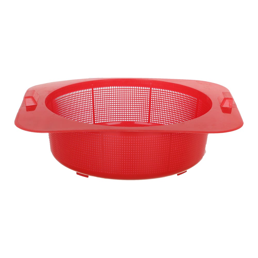 Lamsa Plast Strainer Over The Sink, 40×36 cm - Red